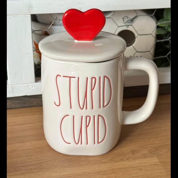 Rae Dunn Stupid Cupid Mug - Picture 1 of 1